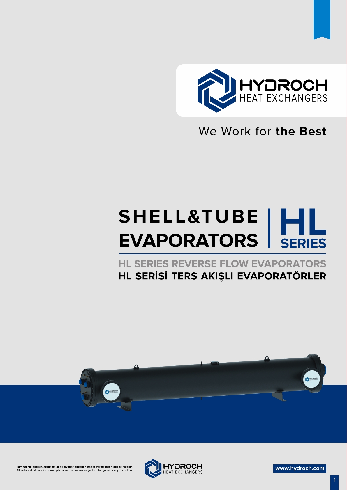 HL Series Reverse Flow Evaporators Catalog