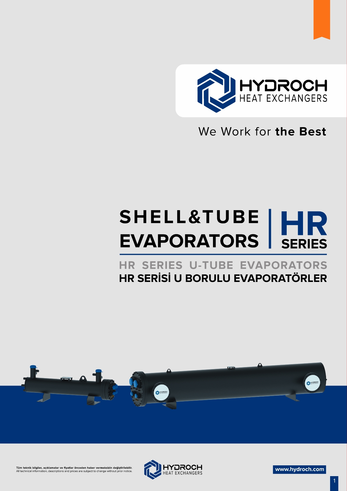 HR Serisi U-Tube Evaporatörler Katalog